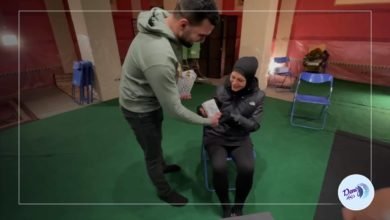 فتاة ألمانية تعتنق الإسلام على يد شاب فلسطيني في مسجد ببرلين