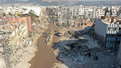 ارتفاع عدد المعتقلين فيما يتعلق بالمباني التي دمرت في زلزال كهرمان مرعش إلى 218
